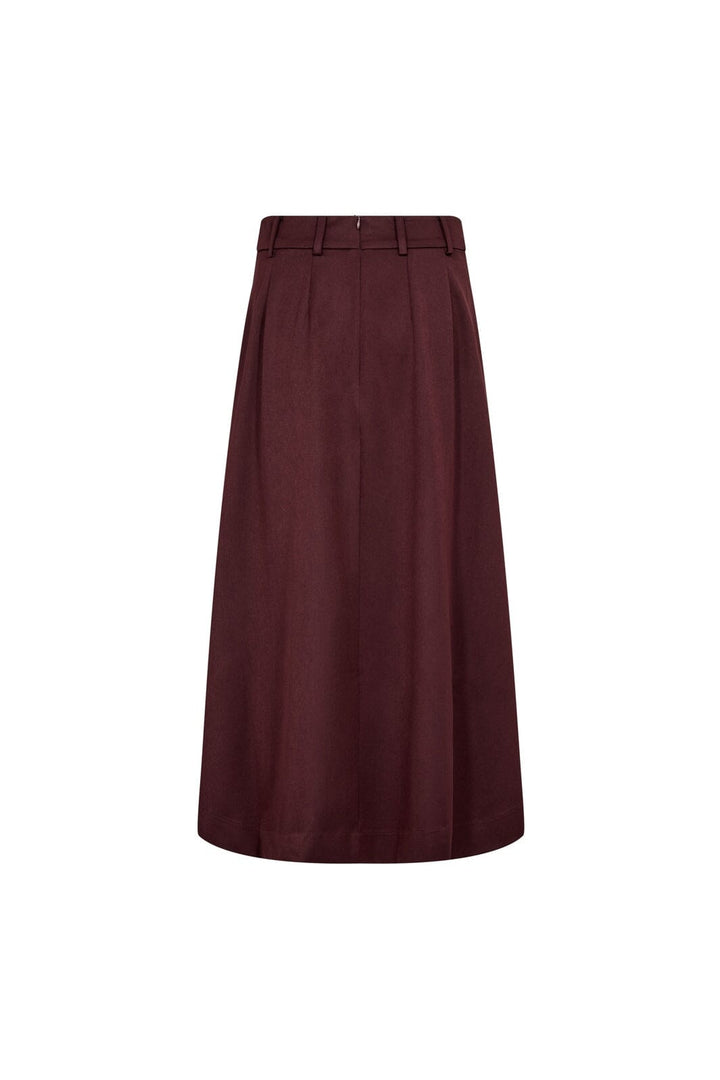 Co´Couture - Terrycc Pleat Skirt 500363 - 30005 - Wine Red