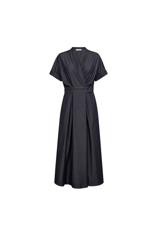 Co´Couture - Terrycc Wrap Ss Dress 500423 - 40007 - Navy