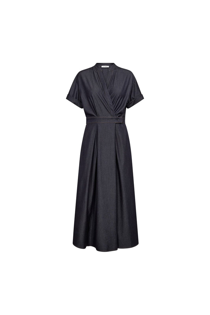 Co´Couture - Terrycc Wrap Ss Dress 500423 - 40007 - Navy