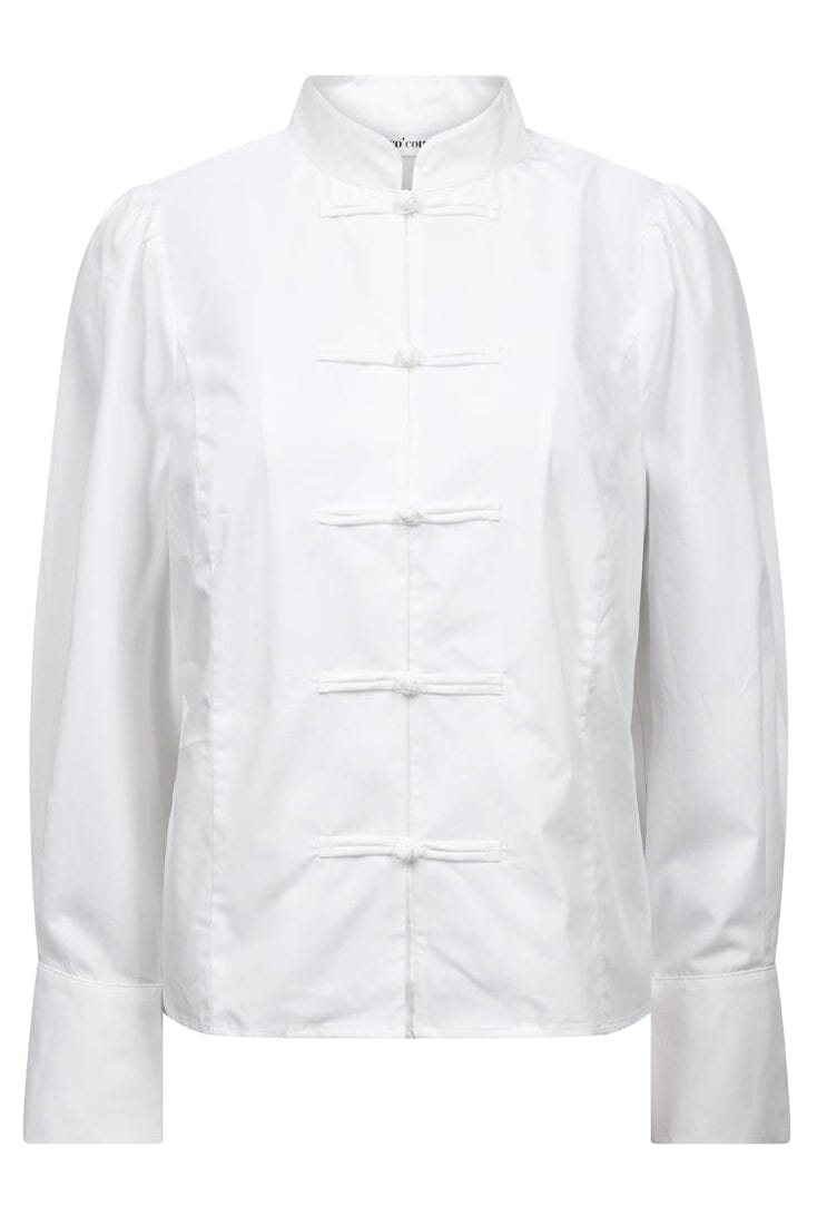 Co´Couture - Viannecc Button Shirt 506464 - 10001 - White