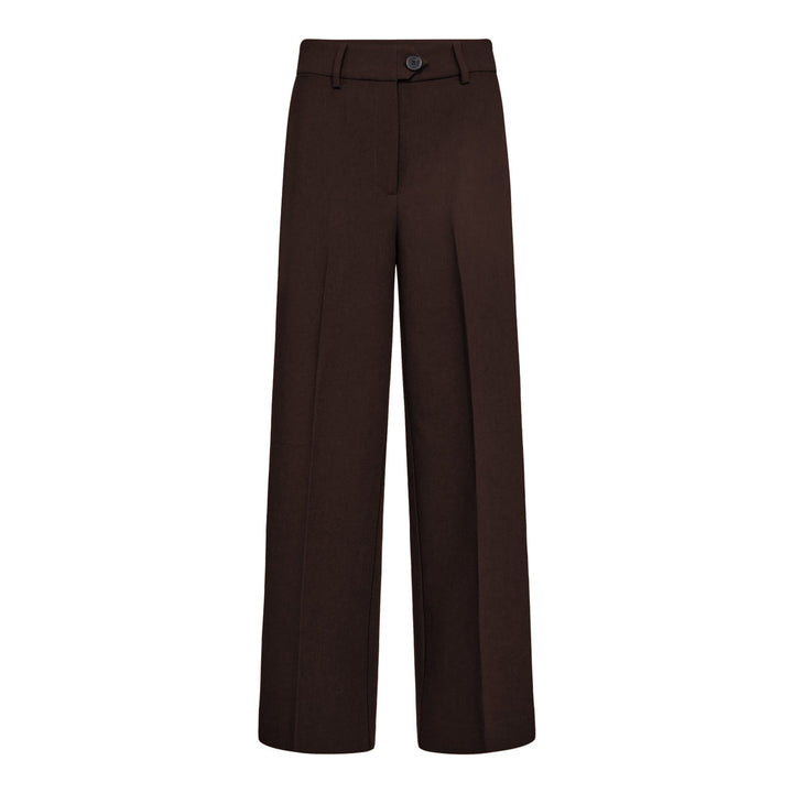 Co´Couture - Volacc Wide Pant 31191 - 145 - Dark Brown Bukser 