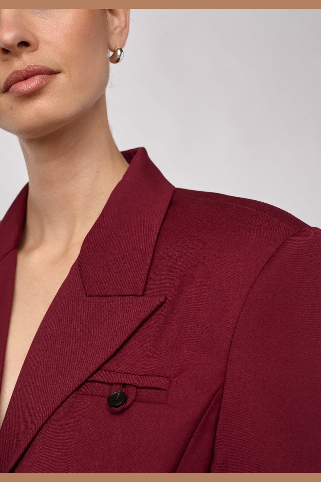 Co´Couture - Volicc Shoulder Blazer 500285 - 30006 - Berry Red