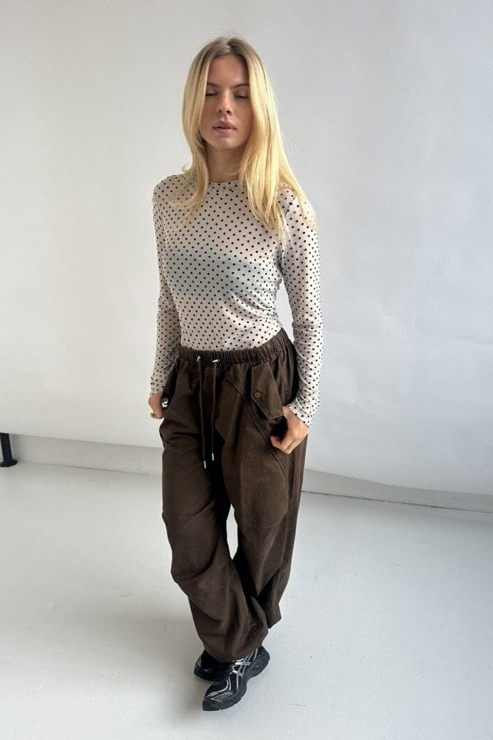 Continue - Annie Mesh Dott 151 - Off White Dot