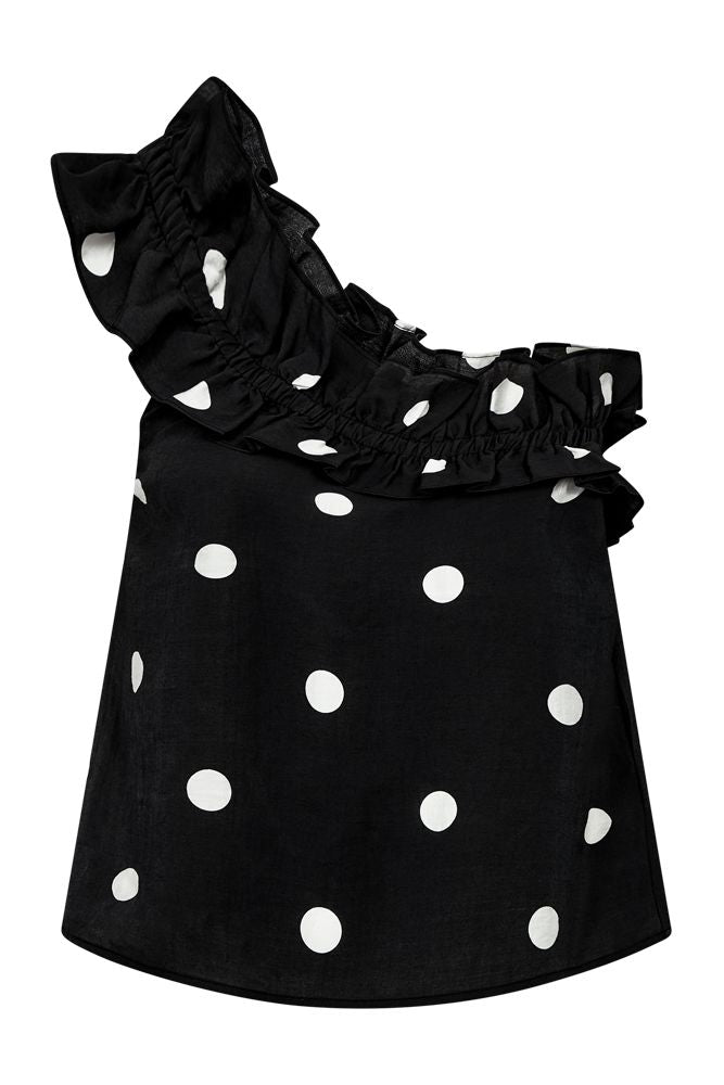 Copenhagen Muse - Cmfie-blouse 208353 - 9217 Black W, Jet Stream Bluser 