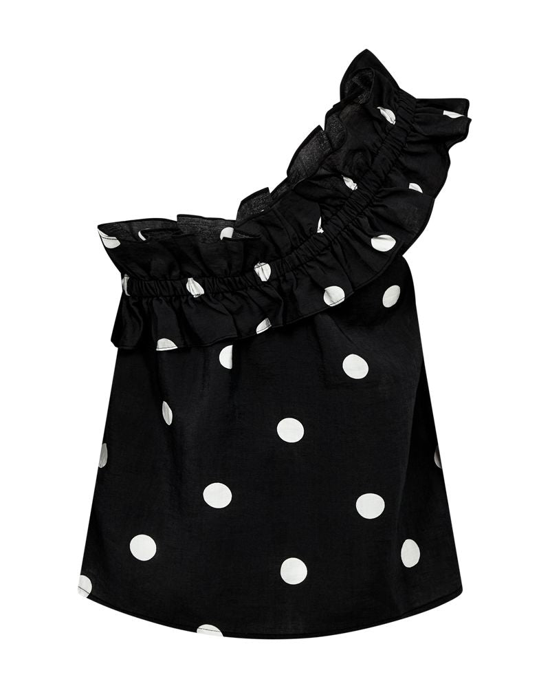 Copenhagen Muse - Cmfie-blouse 208353 - 9217 Black W, Jet Stream Bluser 