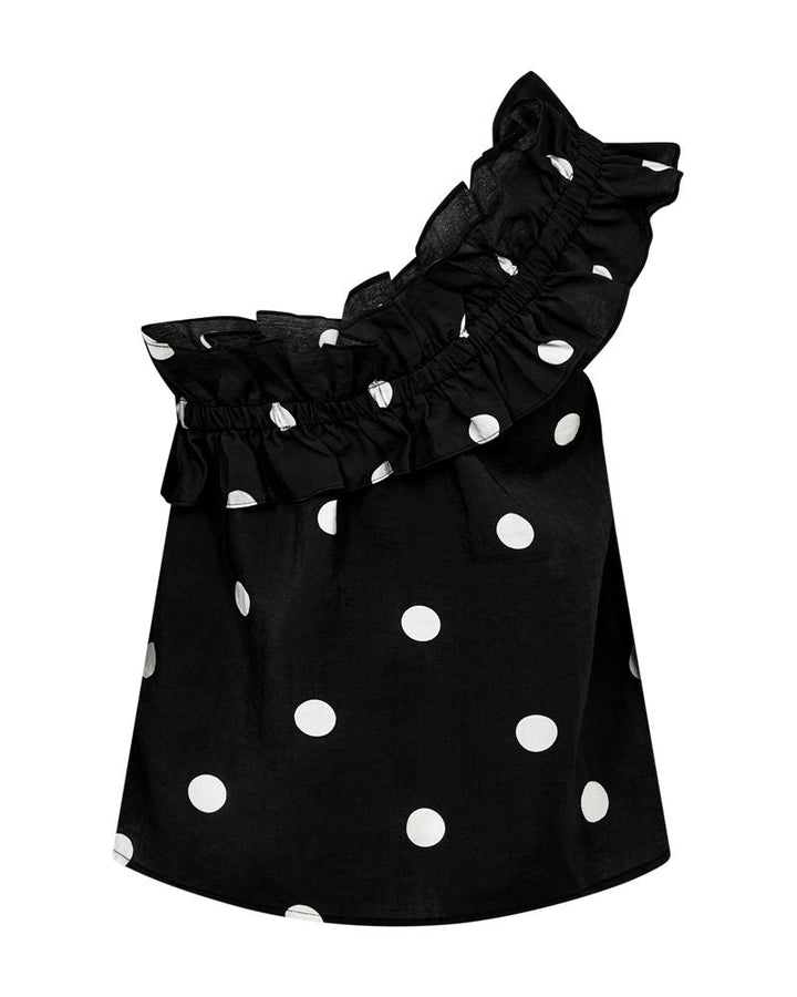 Copenhagen Muse - Cmfie-blouse 208353 - 9217 Black W, Jet Stream Bluser 