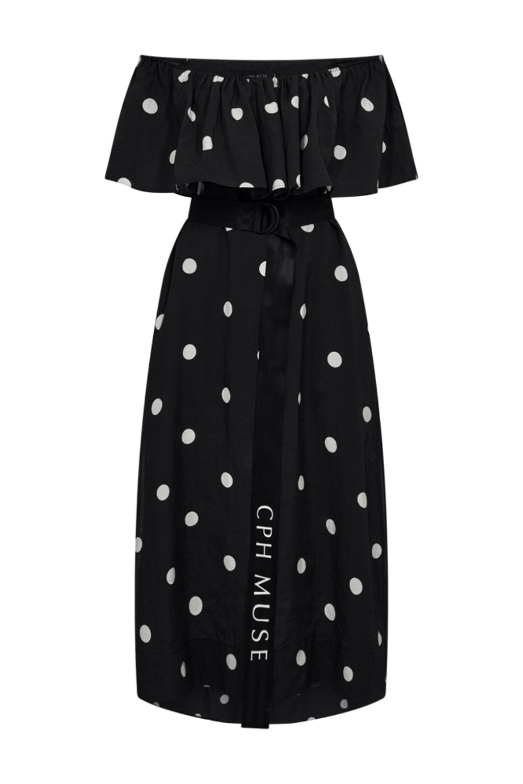 Copenhagen Muse - Cmfie-dress 208352 - 9217 Black W, Jet Stream Kjoler 