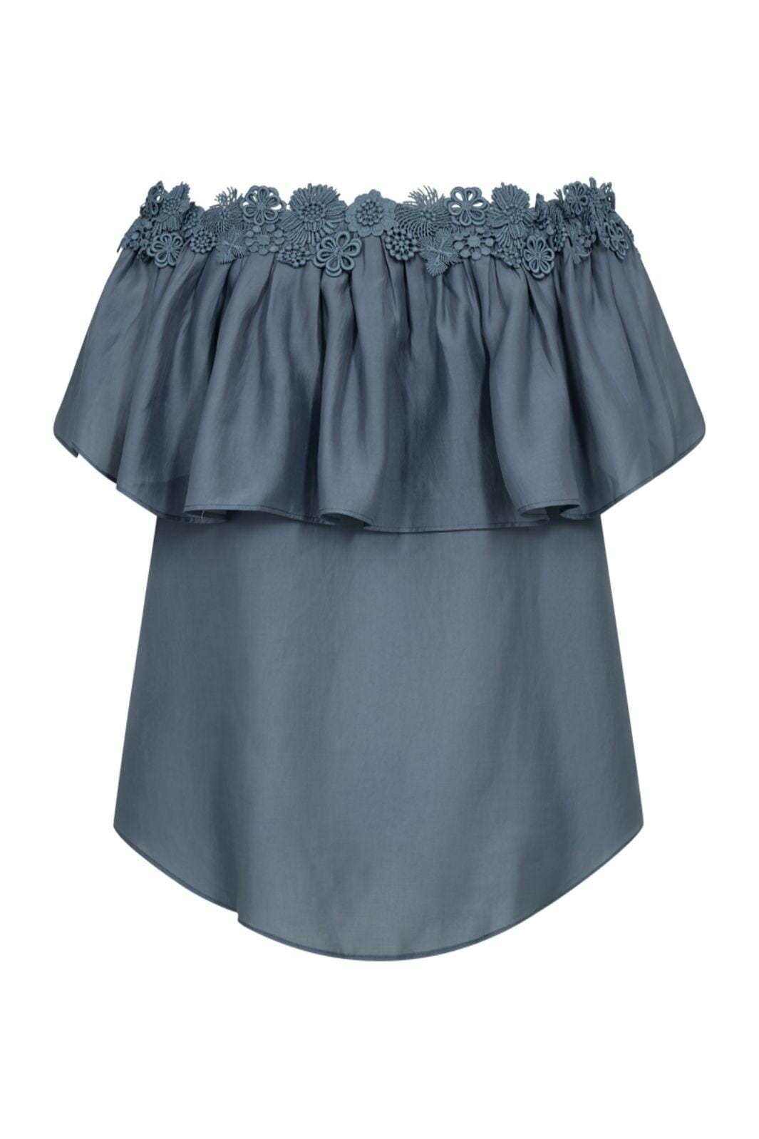 Copenhagen Muse - Cmmolly-blouse 208250 - 3160 Blue Mirage Toppe 