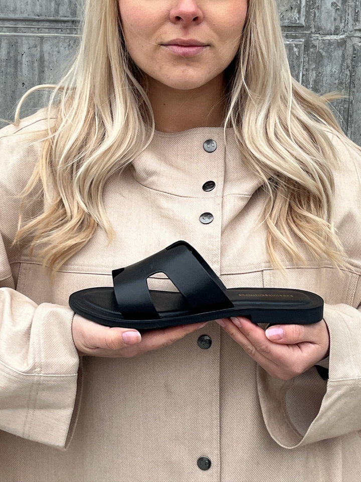 Copenhagen Shoes - Ivy Leather - 0001 Black Sandaler 