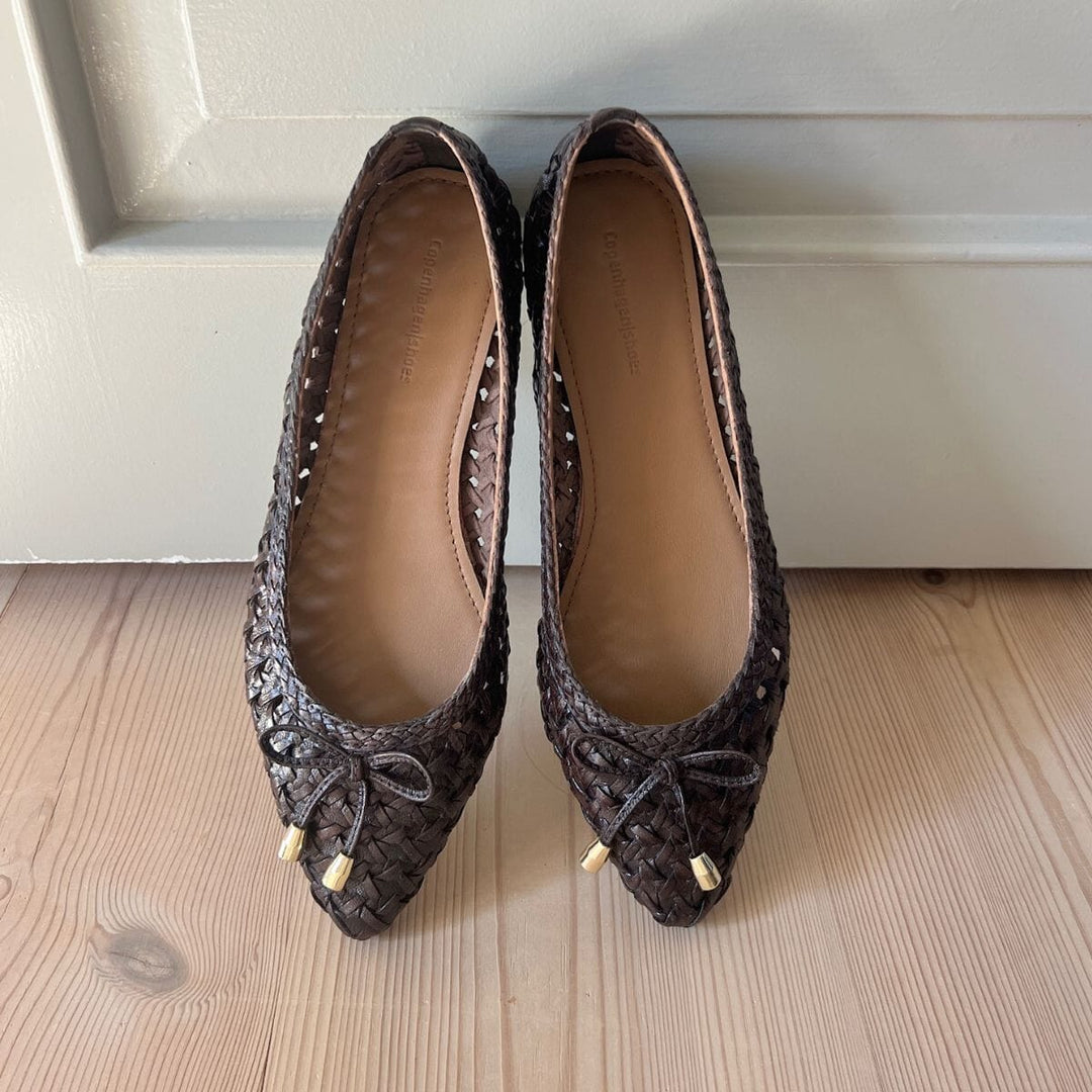 Copenhagen Shoes - On My Love CS8586 - 848 - Dark Brown (T.Moro) Ballerinaer 