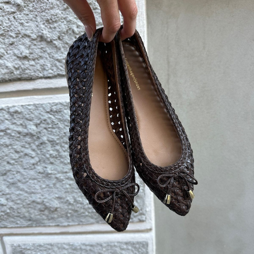Copenhagen Shoes - On My Love CS8586 - 848 - Dark Brown (T.Moro) Ballerinaer 