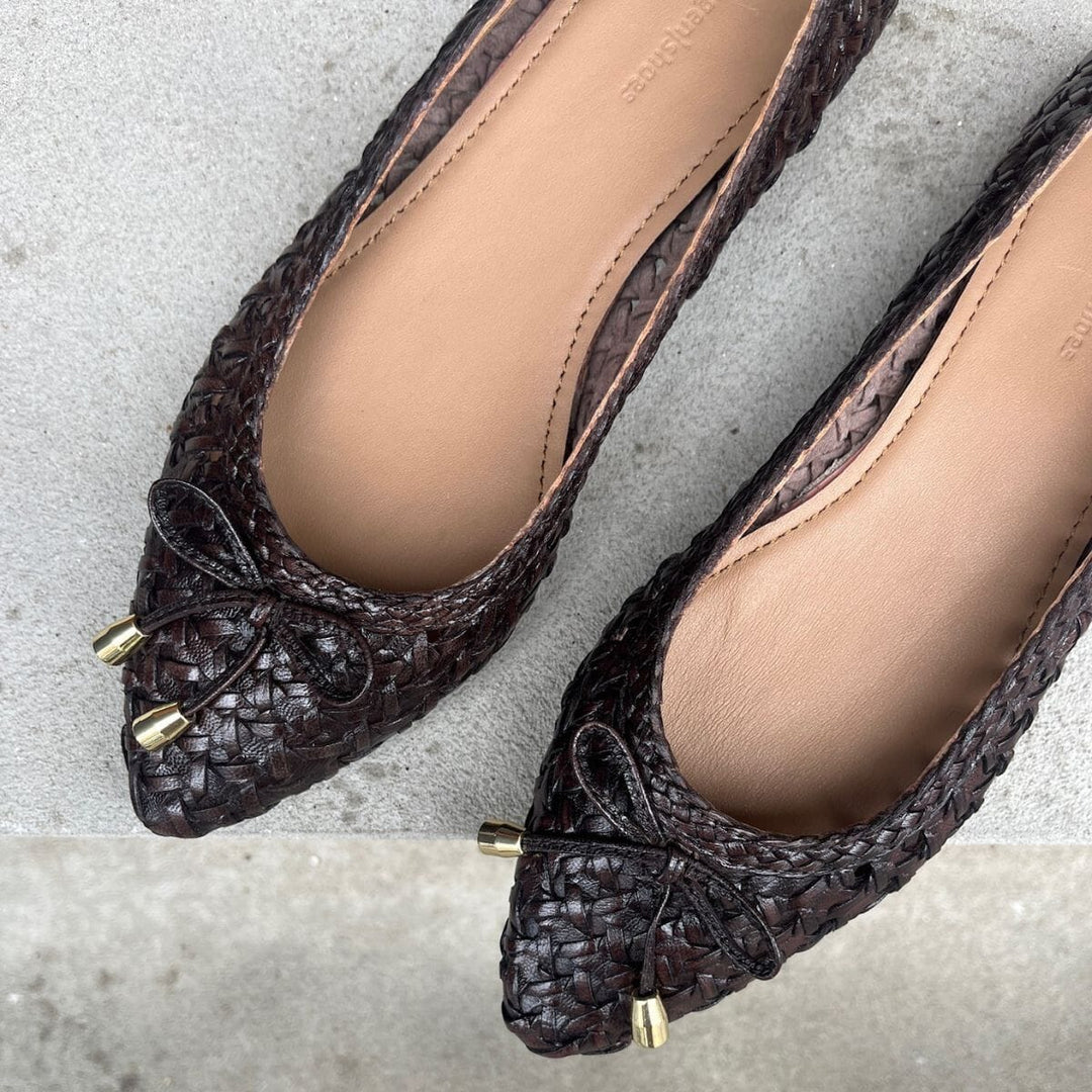 Copenhagen Shoes - On My Love CS8586 - 848 - Dark Brown (T.Moro) Ballerinaer 