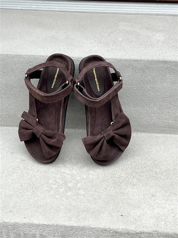 Copenhagen Shoes - Sky And Diamonds 24 Suede CS8358 - 004 - Dark Brown Sandaler 