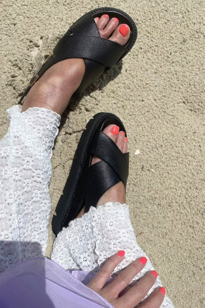 Copenhagen Shoes - Summertime - 001 Black Sandaler 