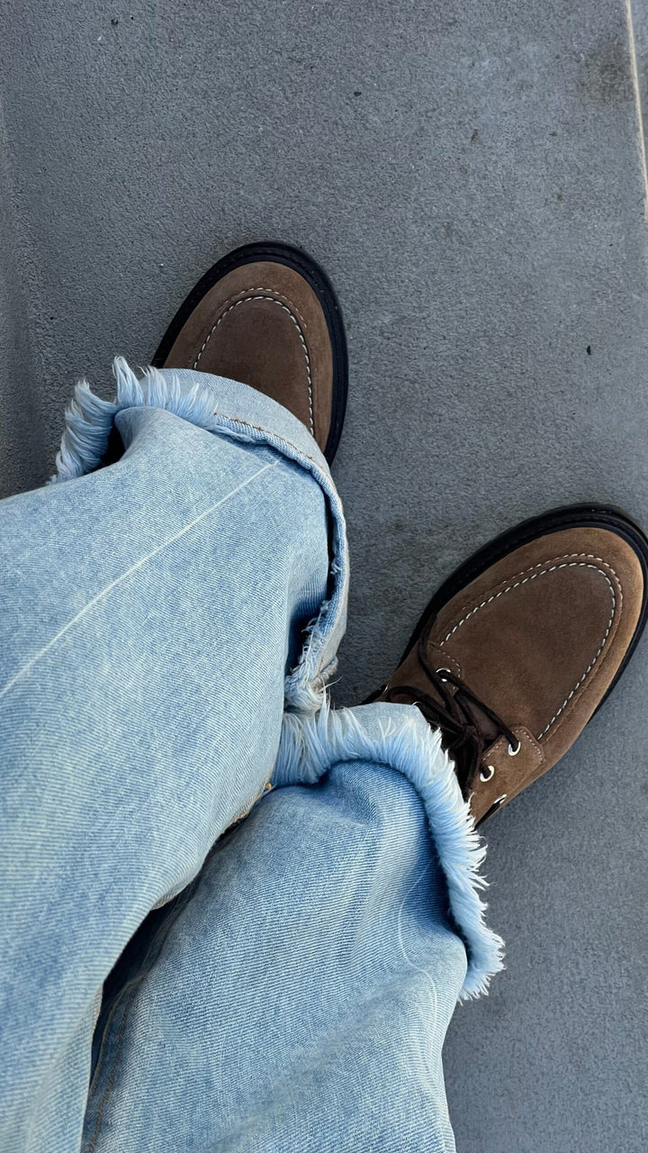 Copenhagen Shoes - The Passion Shoe Suede CS8667 - 125 - Tan Loafers 