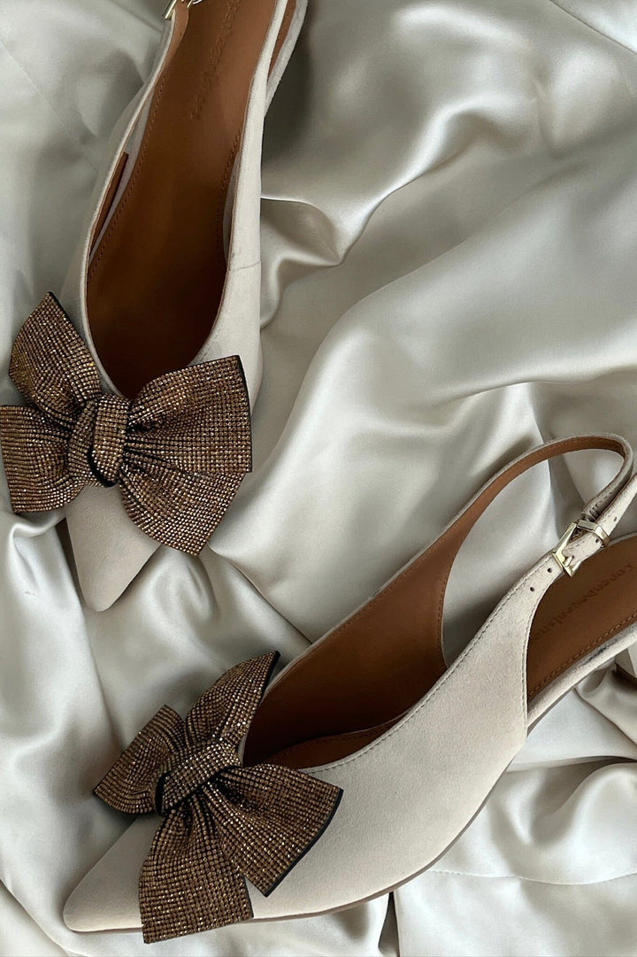 Copenhagen Shoes - The Sibille CS8950 - 0049 - Dk. Cream Stiletter 