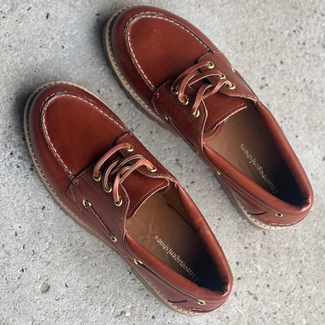 Copenhagen Shoes - The Walk Leather CS8837 - 0241 - Cognac Loafers 