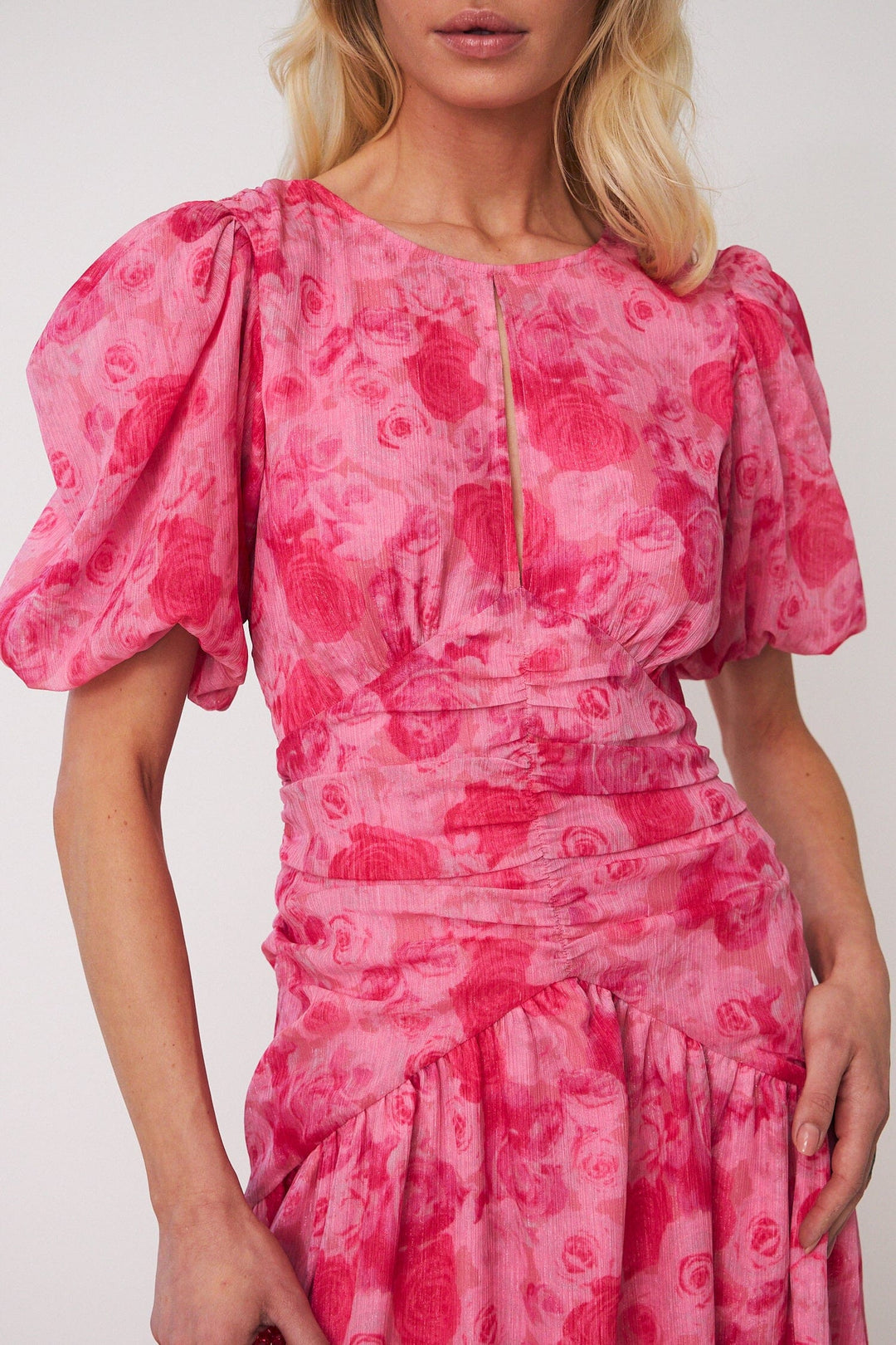 Cras - Elaine Dress C666 - Pink Rosegarden Kjoler 
