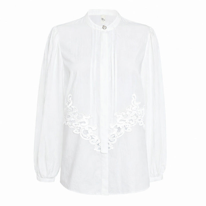 Dear Molly - Block Shirt - White Skjorter 