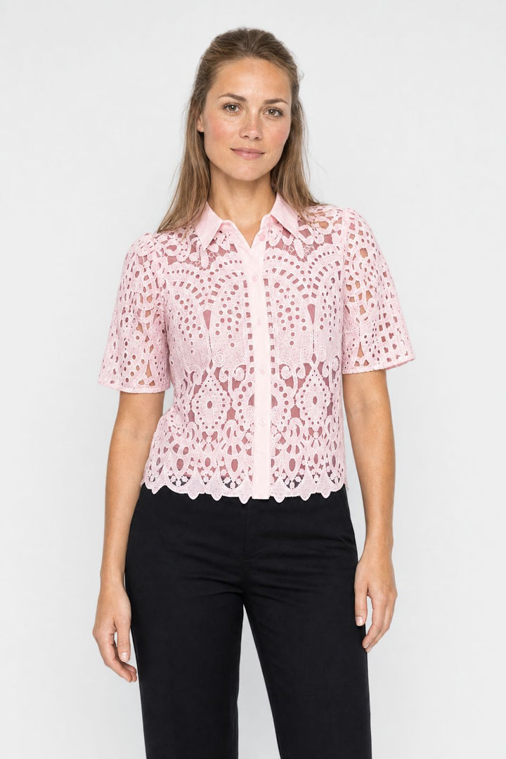 Dear Molly - Broderi Skjorte Ch168459b - Lyserød - XS