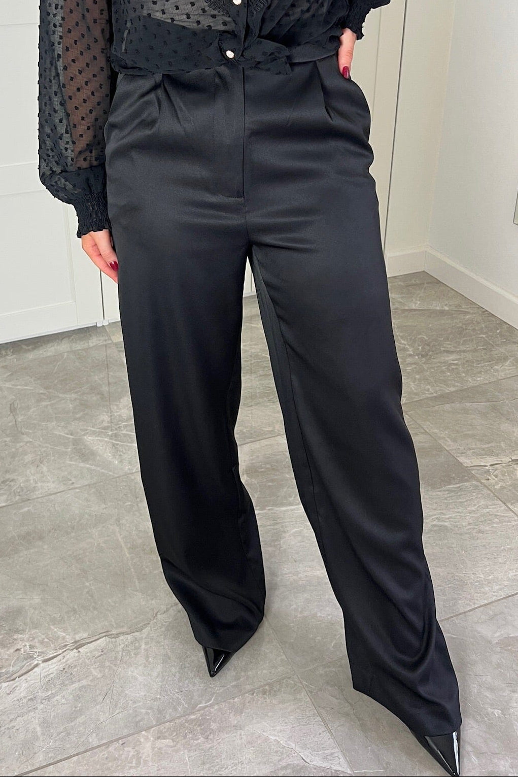 Dear Molly - Classic Pants 144829B - Black Bukser 