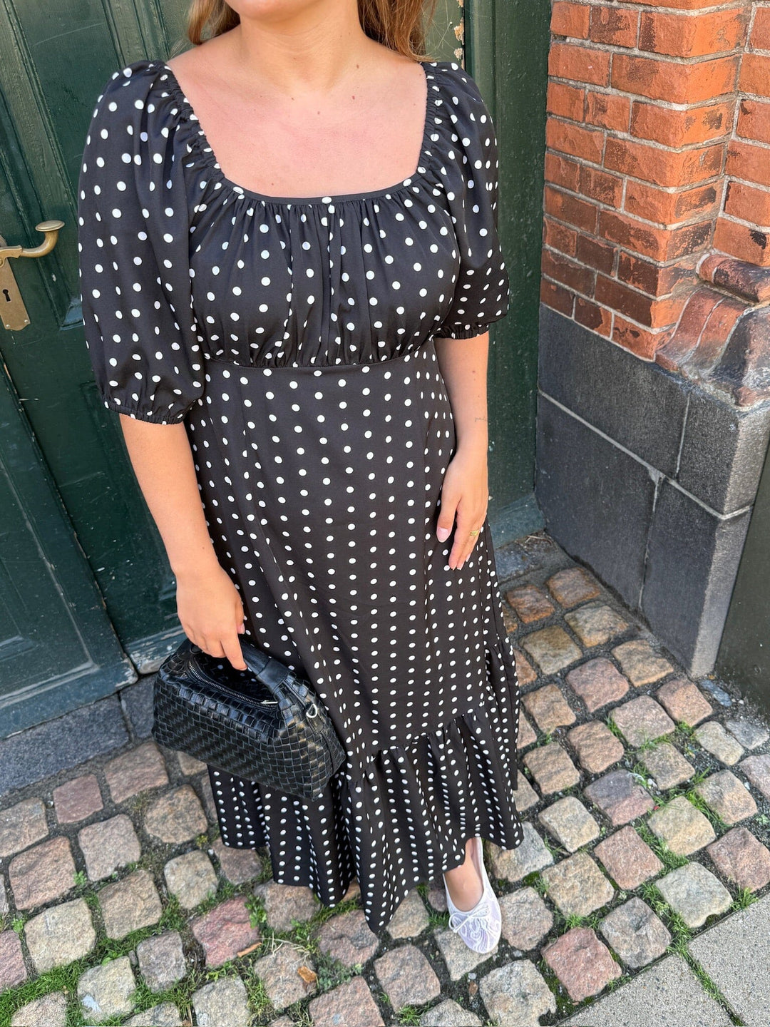 Dear Molly - Dot Dress 129650B - Black W.white Dots Kjoler 