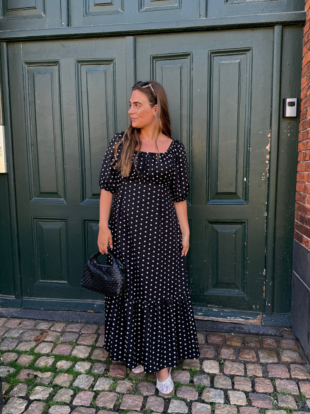 Dear Molly - Dot Dress 129650B - Black W.white Dots Kjoler 