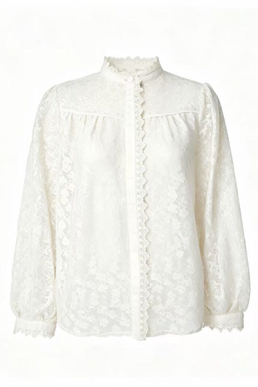 Dear Molly - Ingrid Shirt - White Skjorter 