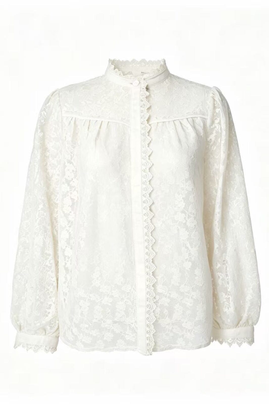 Dear Molly - Ingrid Shirt - White Skjorter 