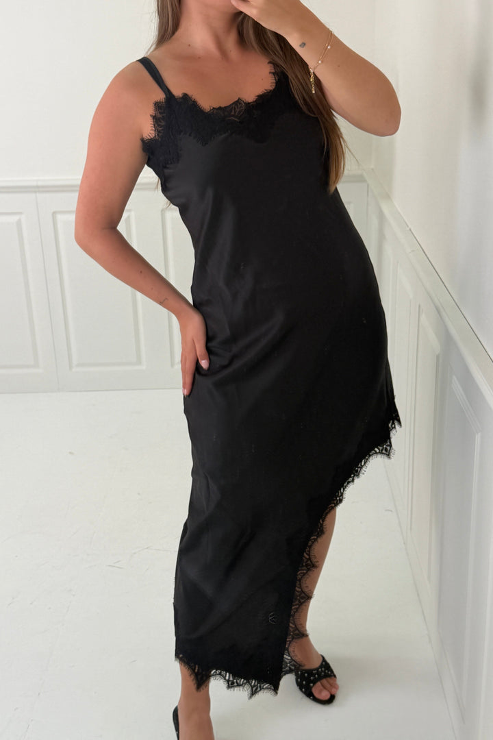Dear Molly - Lace Long Dress - Black Kjoler 