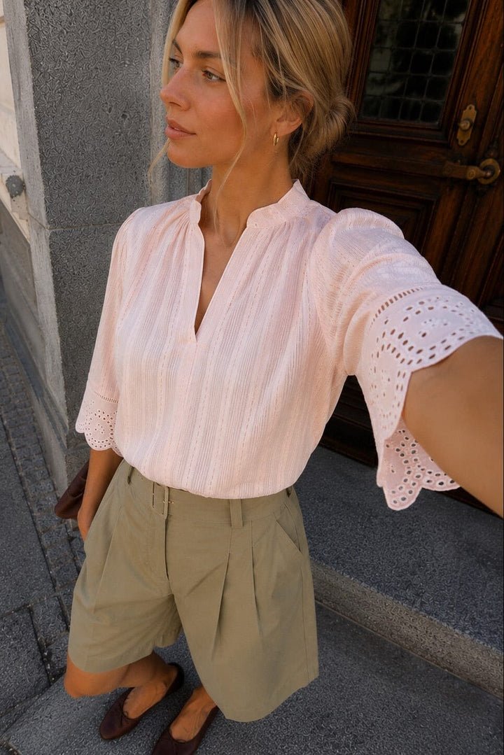 Dear Molly - Molly Shirt Ch168687b - Pink Skjorter 