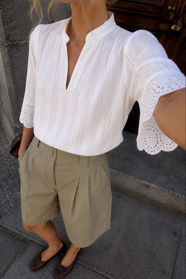 Dear Molly - Molly Shirt Ch168687b - White Skjorter 