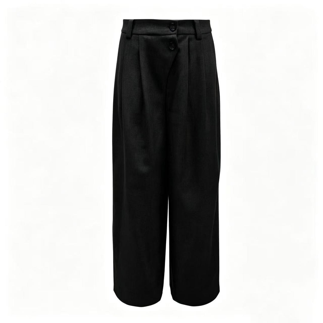 Dear Molly - Suit Pants Wide - Black Bukser 