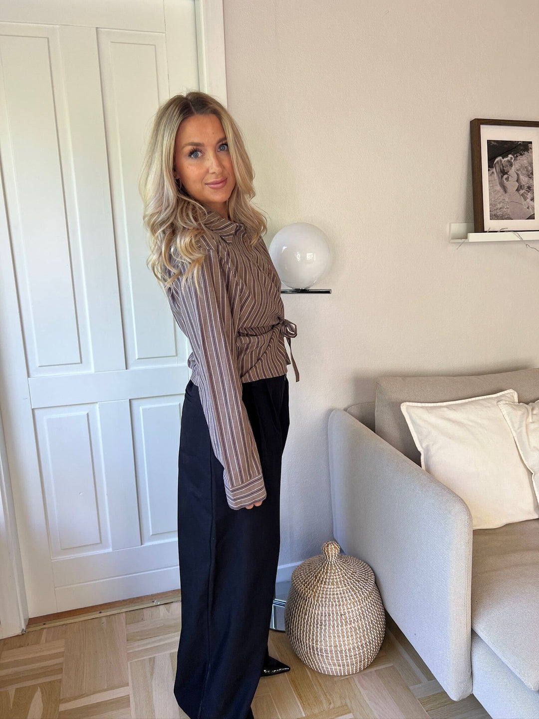 Dear Molly - Suit Pants Wide - Black Bukser 