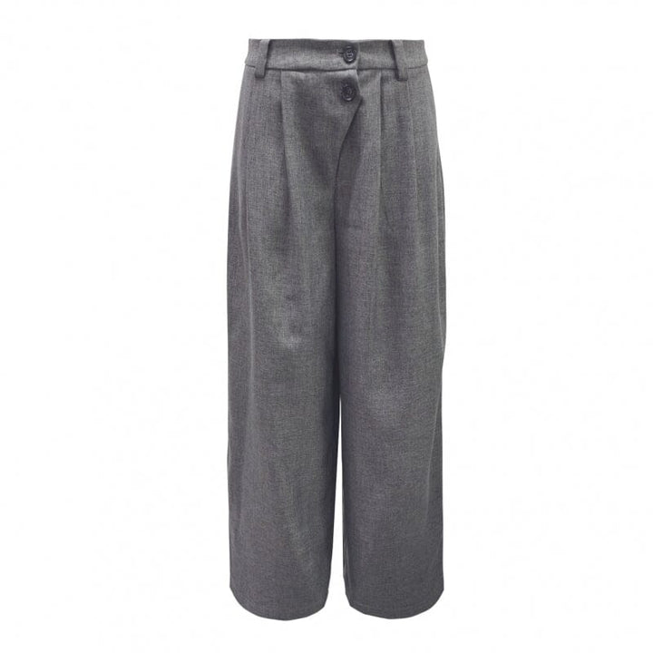 Dear Molly - Suit Pants Wide - Grey Bukser 