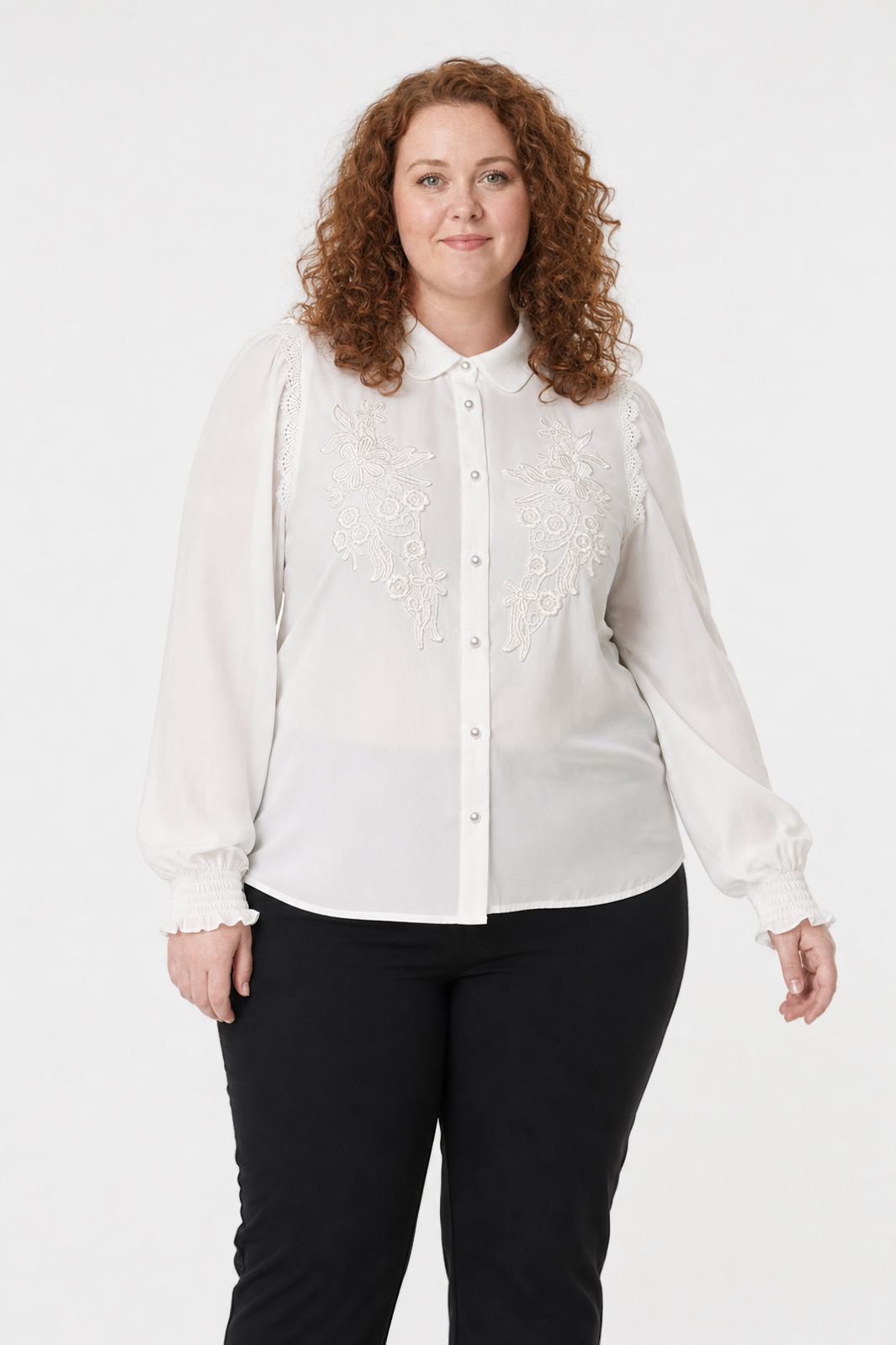 CE_IMG - Dear Molly -  Tonny Shirt Shirt Ch171553  - Hvid - XXL