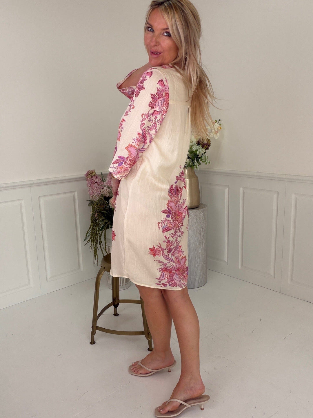 Dear Molly - Tunic Midi Dress - Pink Kjoler 
