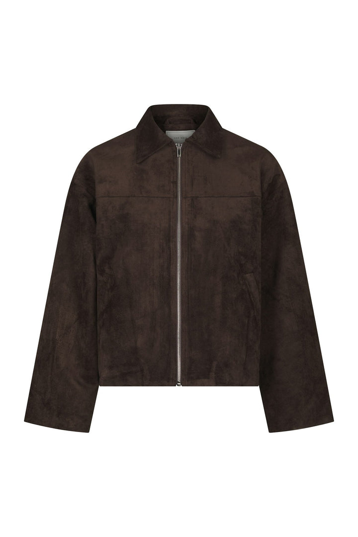 Neo Noir - Titan Faux Suede Leather Jacket 170718 - 676 - Dark Brown