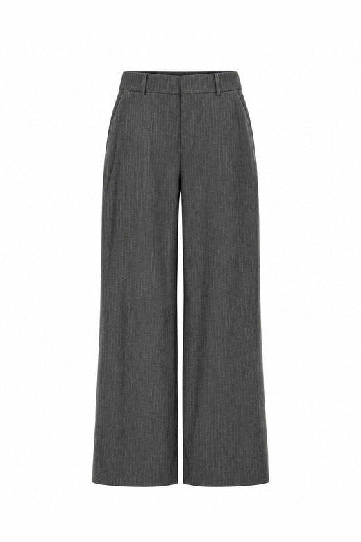 Neo Noir - Nathalie Slim Pinstripe Pants 170346 - 130 - Grey