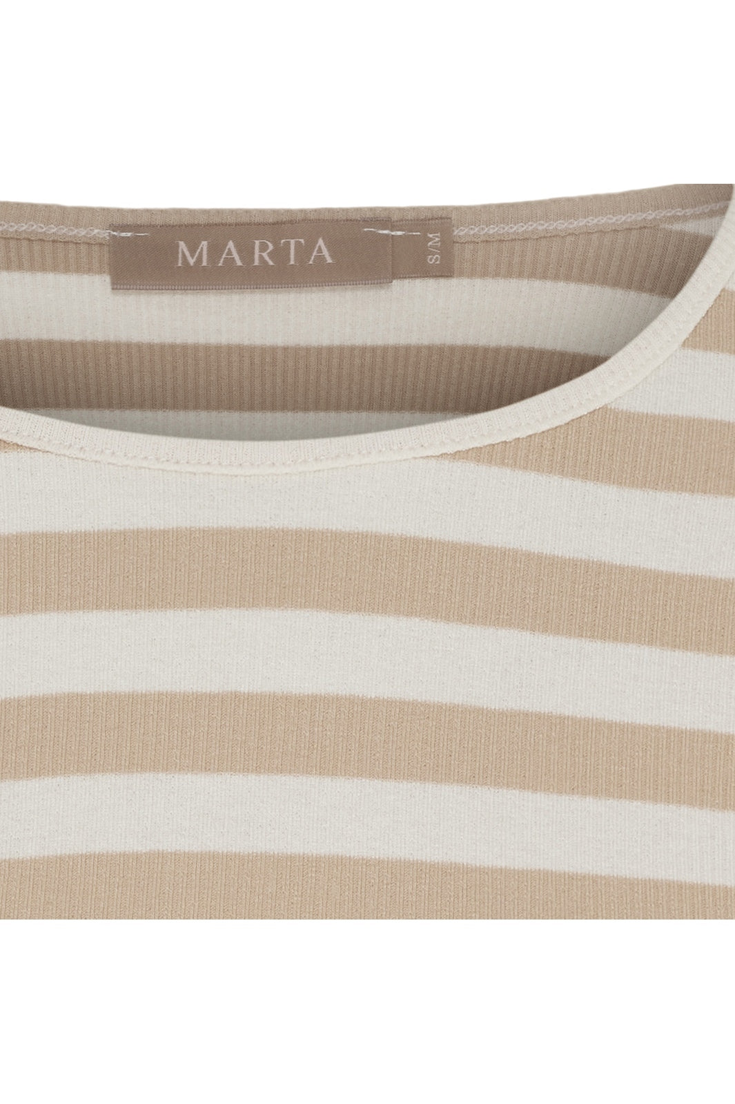 Marta Du Chateau - Mdcbegonia Ls Tee 7702 - Beige