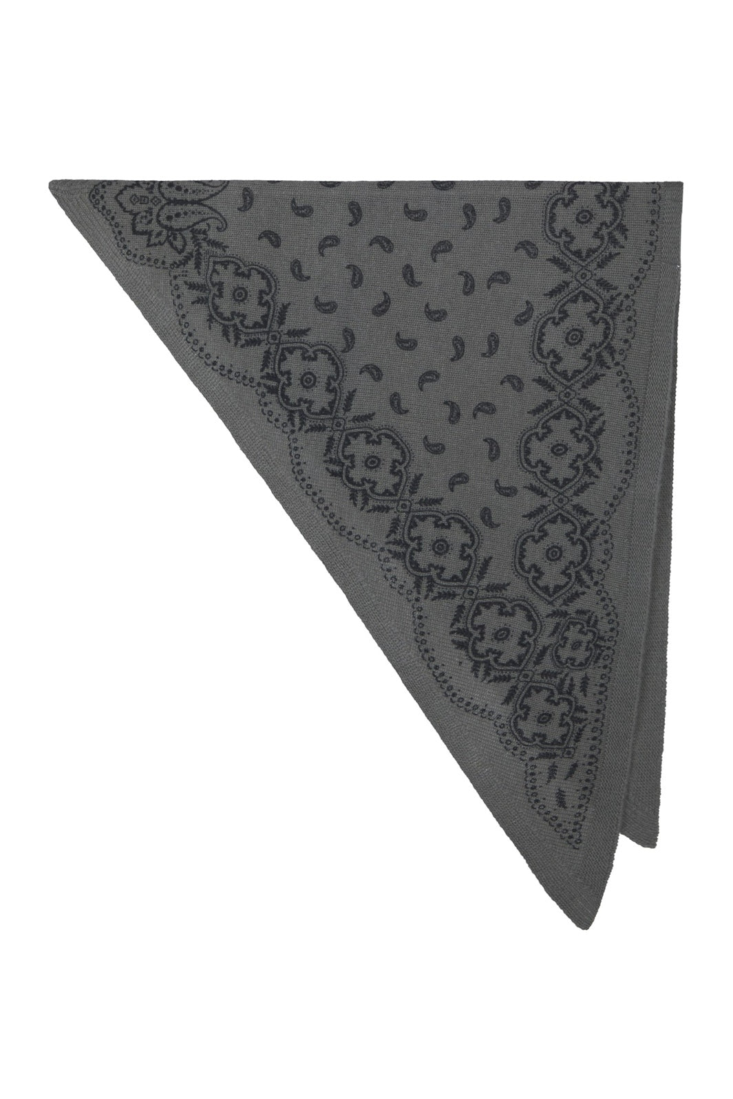 Neo Noir - Lolana Paisley Knit Scarf 170741 - 151 - Army