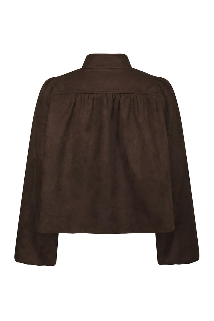 Neo Noir - Tirsa Faux Suede Jacket 168389 - 676 - Dark Brown