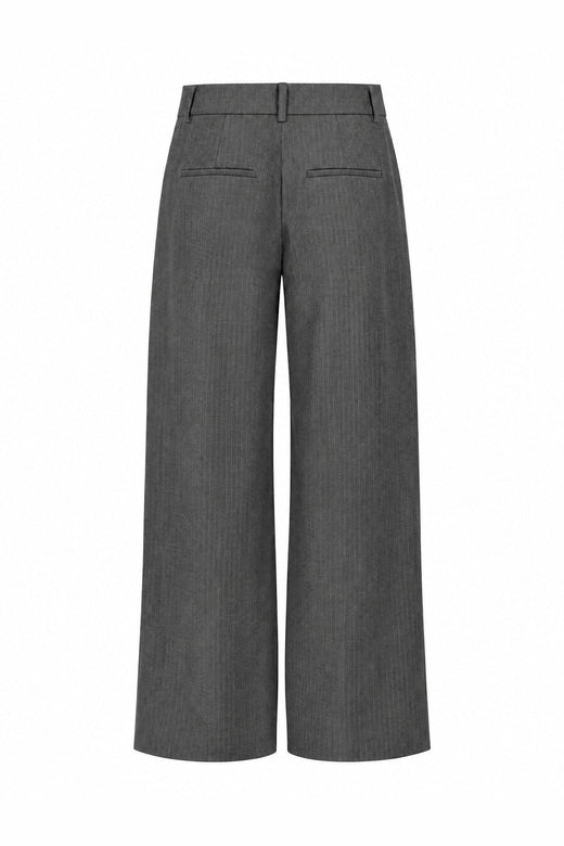 Neo Noir - Nathalie Slim Pinstripe Pants 170346 - 130 - Grey