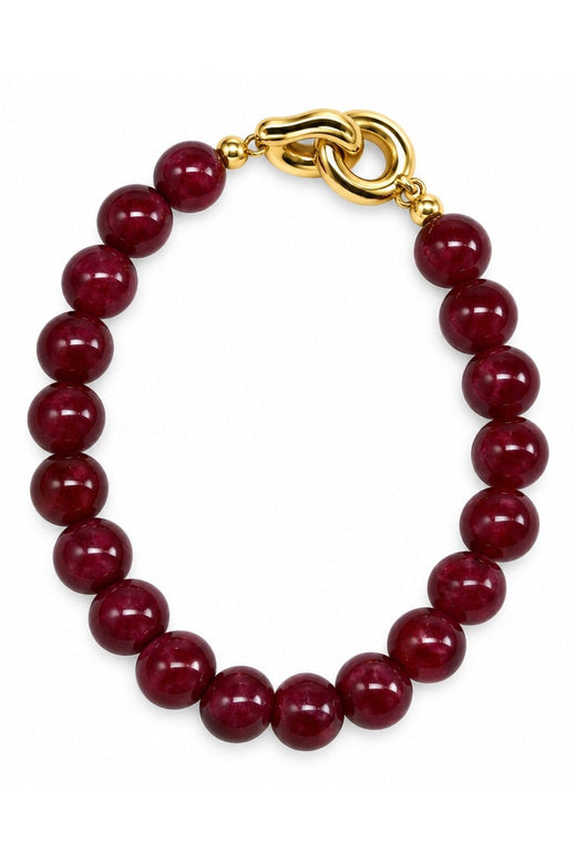 Enamel Copenhagen - Bracelet, Valora B174GB - Bordeaux