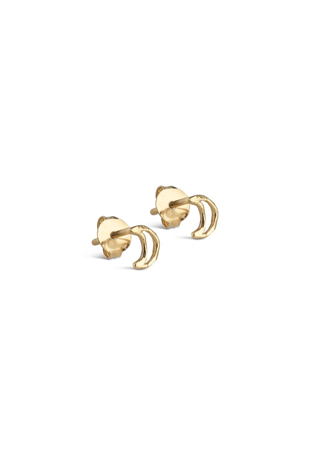 Enamel Copenhagen - Studs, Organic Moon E496GB - Gold Plated