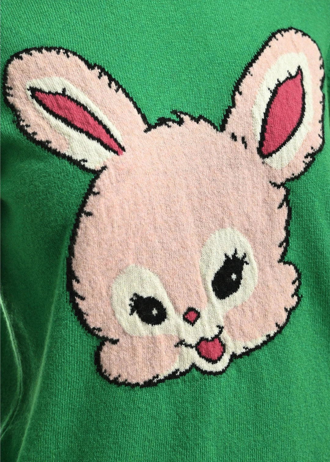 Essentiel Antwerp - Kapital Jacquard Rabbit Pull - K3kq Combo3 Kiwi Queen Bluser 