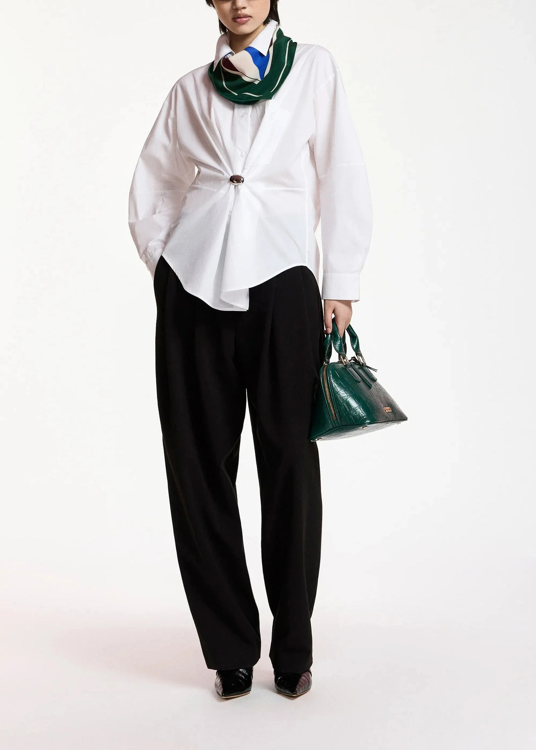 Essentiel Antwerp - Kreative Oversized Shirt - Wh00 White Skjorter 
