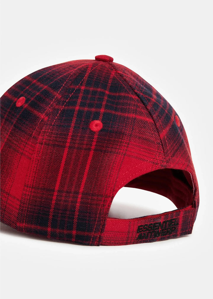 Essentiel Antwerp - Kross Checked Cap With Pearls - K1fs Combo1 Firestarter Kasketter 