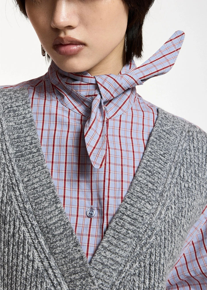 Essentiel Antwerp - Kute Fabric Mix Shirt - K1mm Combo1 Mushroom Mood Skjorter 