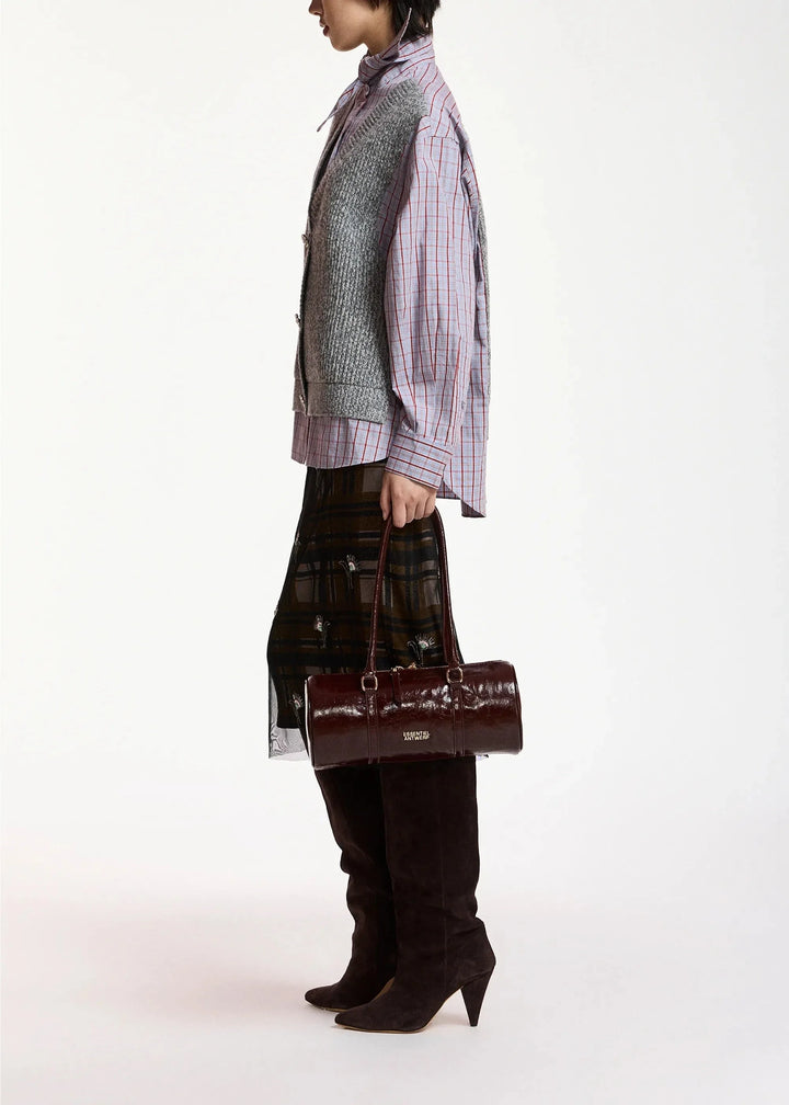Essentiel Antwerp - Kute Fabric Mix Shirt - K1mm Combo1 Mushroom Mood Skjorter 